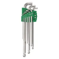 Ball Point Wrench Stubby 9-pc set No.8209BP(8200BP 9-pc set)