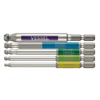 Single End Ball Point GO-SAI Bit 5-Piece Set (Assorted) No.GS5P-35(Assorted 5PC Set)