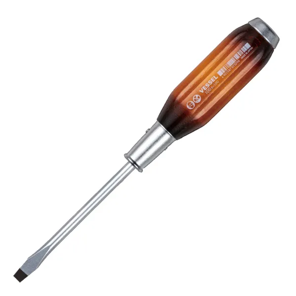 Powerful Tang-Thru Screwdriver No.100(Slotted 6 x 100)