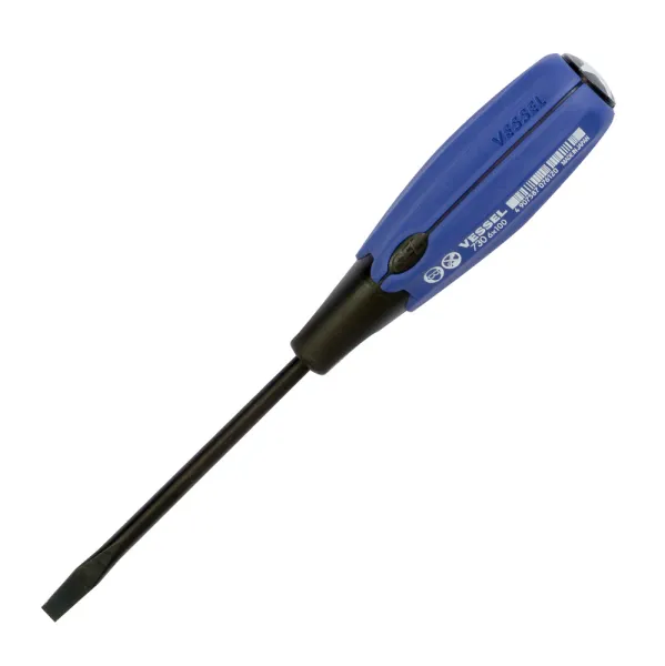 Super Cushion Tang-Thru Screwdriver No.730(Slotted 6 x 100)