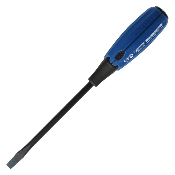 Super Cushion Tang-Thru Screwdriver No.730(Slotted 8 x 150)