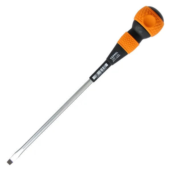 Ball-Grip Screwdriver No.220(Slotted 6 x 200)