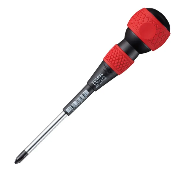 Ball-Grip Screwdriver No.220(Ph No.2 x 100)