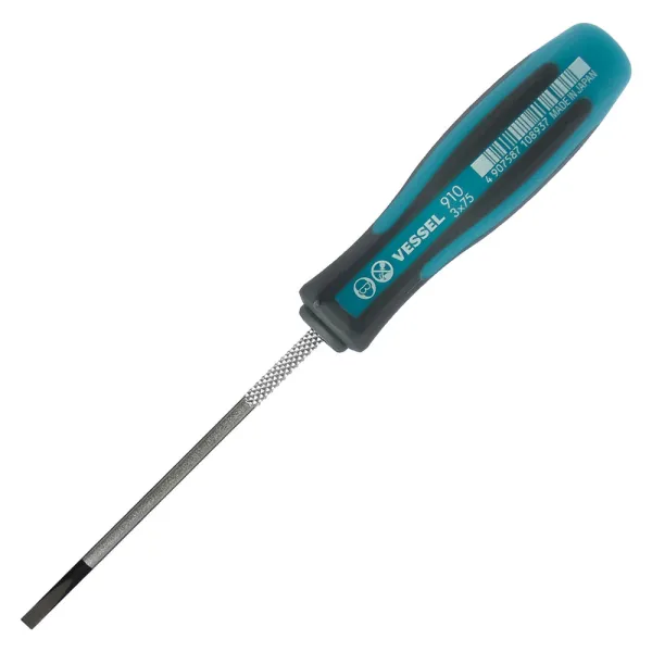 MEGADORA Thin Shank Screwdriver No.910(Slotted 3 x 75)