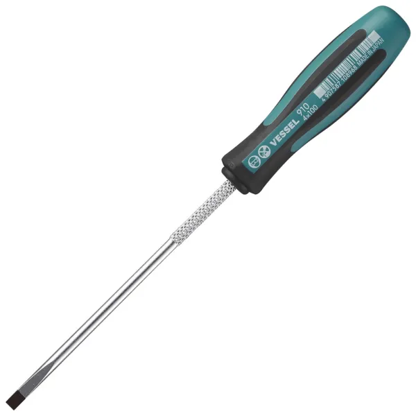 MEGADORA Thin Shank Screwdriver No.910(Slotted 4 x 100)