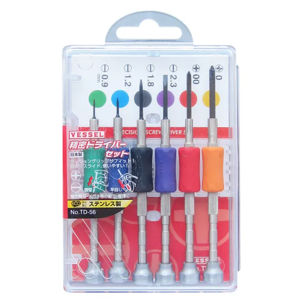 Precision Screwdriver Set No.TD-56(TD-51 6 pc. set)