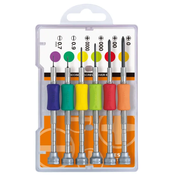 Precision Screwdriver Set No.TD-56S(TD-51 6 pc. set)