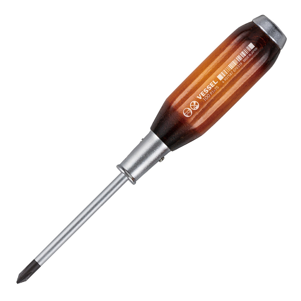 Powerful Tang-Thru Screwdriver No.100(Ph No.1 x 75)