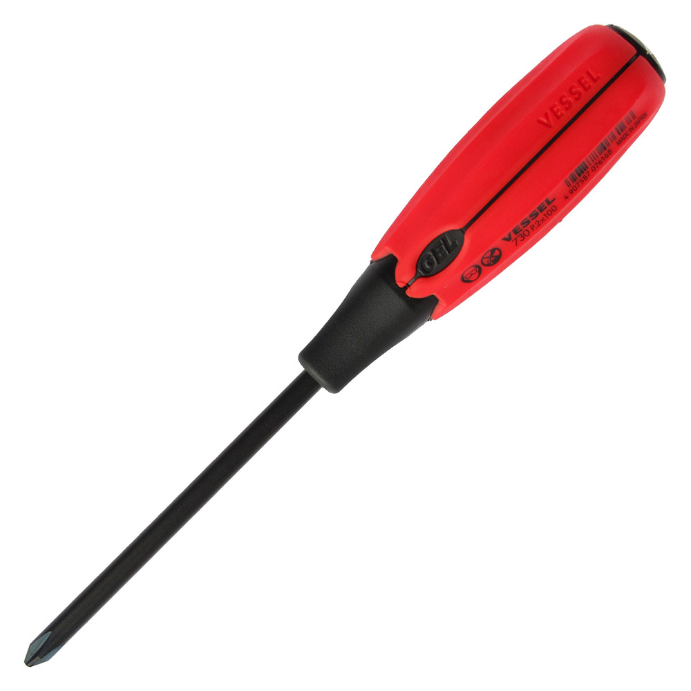 Super Cushion Tang-Thru Screwdriver No.730(Ph No.2 x 100)