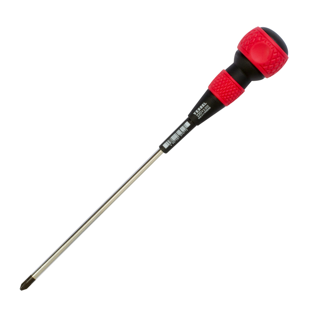 Ball-Grip Screwdriver No.220(Ph No.2 x 200)