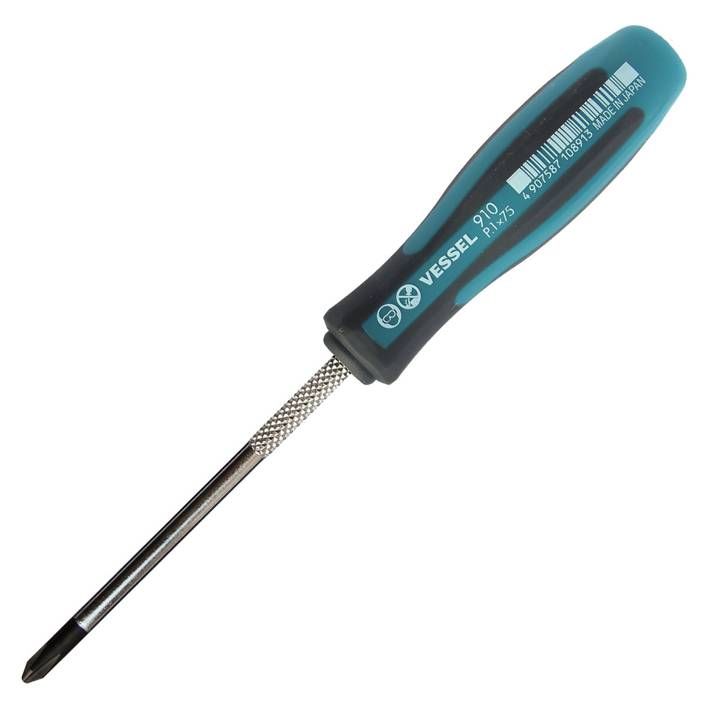 MEGADORA Thin Shank Screwdriver No.910(Ph No.1 x 75)