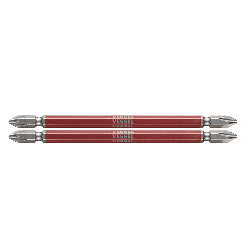 Double End GO-SAI Bit No.GS142130(Ph No.2 x 130 2PC Set)